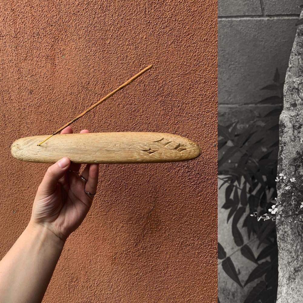 Handcrafted Wooden Incense Holder